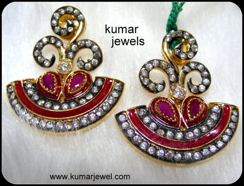 Small Red Earring.