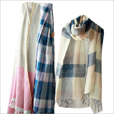 Check Cotton Scarves