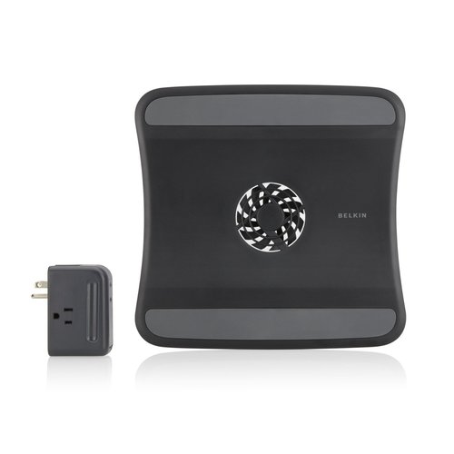 Belkin F5L055QEBLK Laptop Cooling Pad with Patented Air-flow Wing (Black)
