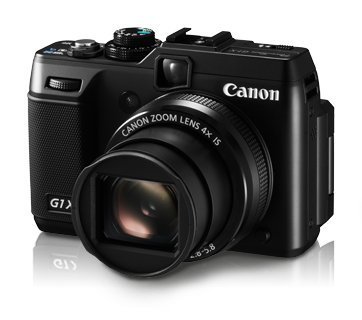 Canon PowerShot G1X 14.3MP Point-and-Shoot Digital Camera (Black) with 4GB SD Card, Camera Case 
