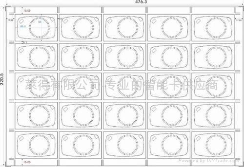 RFID Prelams RFID Inlay 5 x 5
