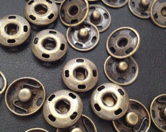 aluminum alloy snap buttons for clothes China Manufacturer