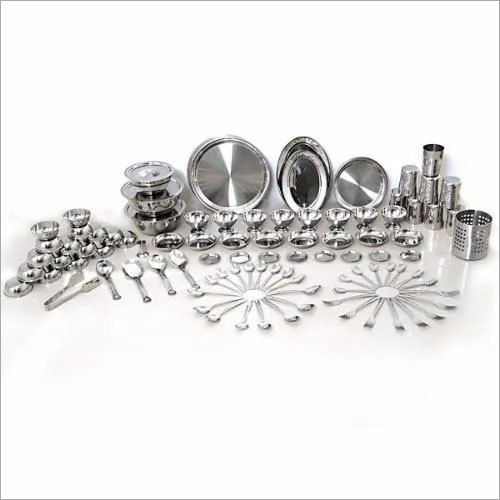 Silver Dinner Set 111 Pcs