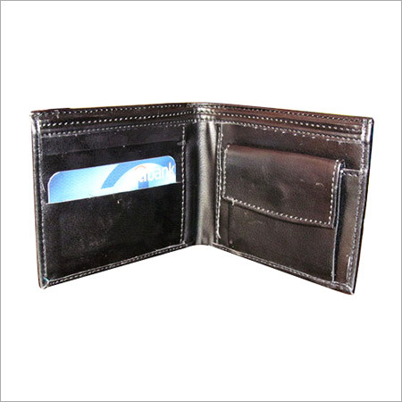 Black Leather Purses - Leather, 4x3 Inches, Black | Snap Closure, Multiple Spacious Pockets, Fine Finish, Stylish Look