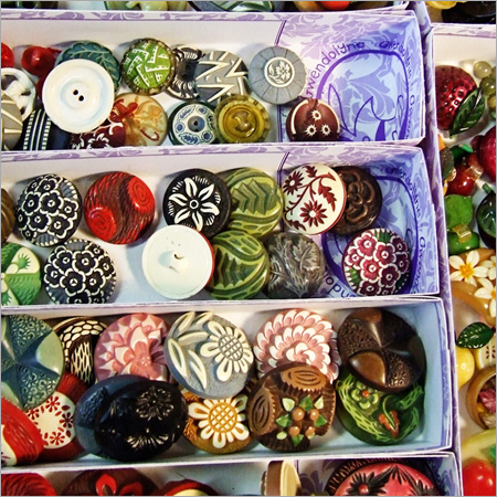 Multicolor Apparel Buttons