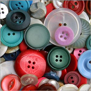 Multicolor Four Hole Button