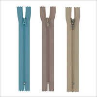 Nylon Zipper - High-grade Nylon, Small & Medium & Large Sizes, Blue & Light Brown & Cream Colors - Smooth Texture, Fine Finish, High Strength, Durable For Garments