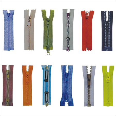 Plastic Zipper - Polyacetal Resin, Small/Mid/Large Sizes, Vibrant Blue/Orange/Grey/Red Colors | Smooth Edge, Lightweight, Easy to Stitch, Compact Design