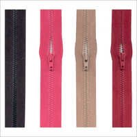 Molded Plastic Zipper - Small, Medium & Large Sizes | Tear Resistant, Lightweight, Impeccable Finish In Pink, Cream, Red & Black