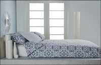 Printed Bed Linen - 100% Organic Cotton, Multiple Sizes | Gray Color, Soft Cotton, Eco-friendly, Durable Fabric, Stylish Prints, Comfortable Sleep