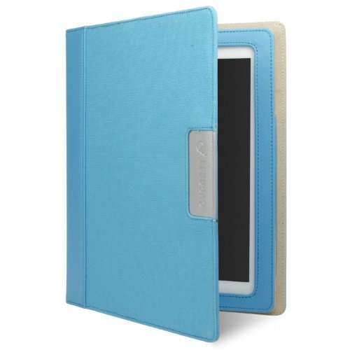 Cygnett Alumni Canvas Folio Case for iPad 3/4 (Cobalt Blue)
