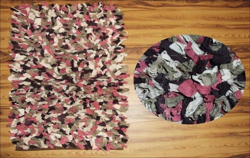 Cotton Multi Shag Rugs