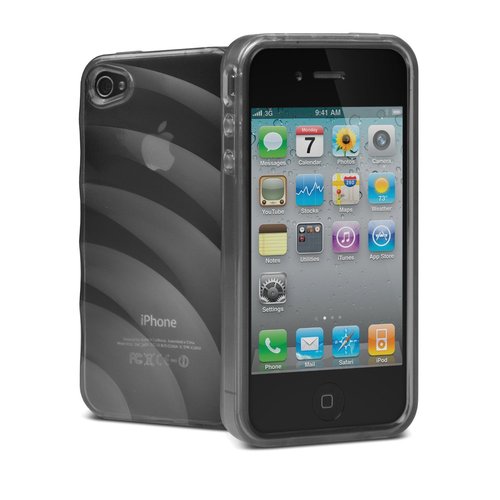Cygnett Ripple Effect TPU Case for iPhone 4/4S (Black)