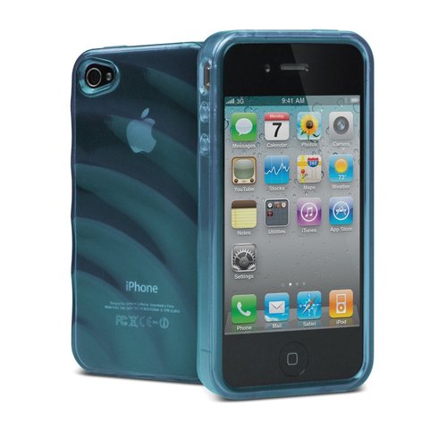 Cygnett Ripple Effect TPU Case for iPhone 4/4S (Blue)