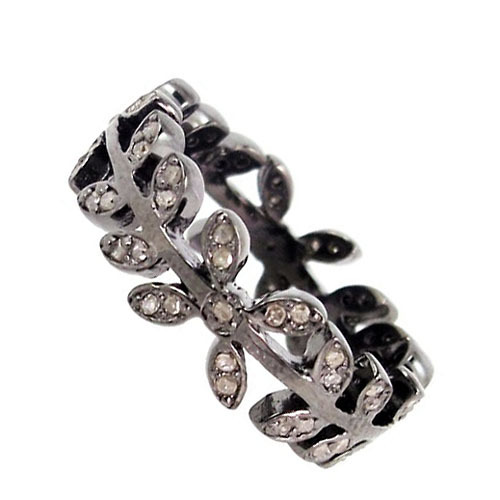 Silver Diamond Ring Jewelry