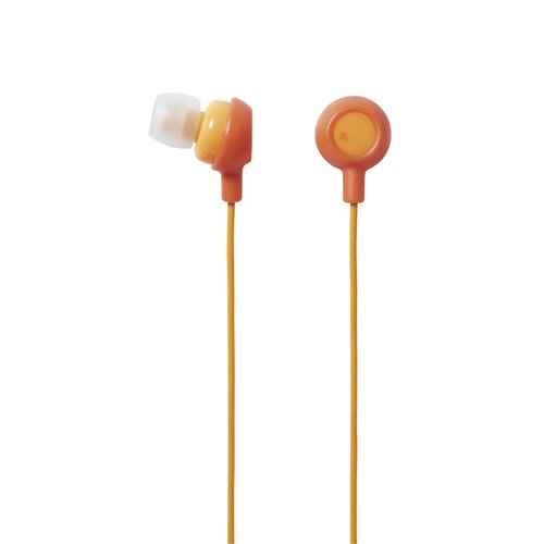Elecom EHP-IN10DR Fruits Canal In-Ear Headphone (Orange)