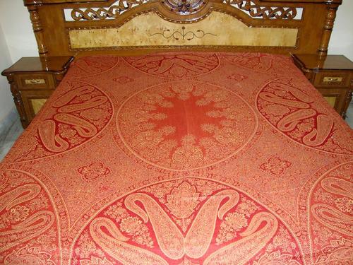 Antique Wool Bed Sheet Fabric