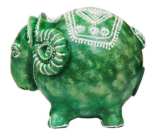 Ram Money Piggy Bank Teracotta Hand Carved