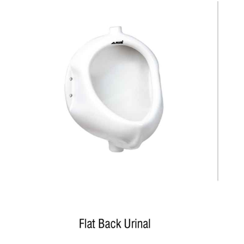 White Flat Back Urinal