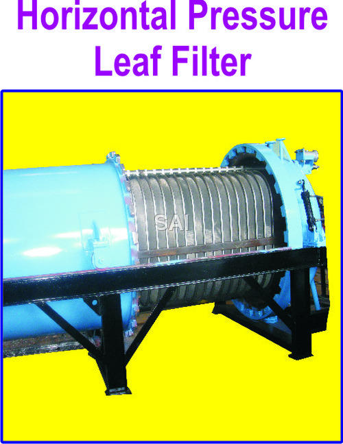 Blue Horizontal Metal Leaf Filter