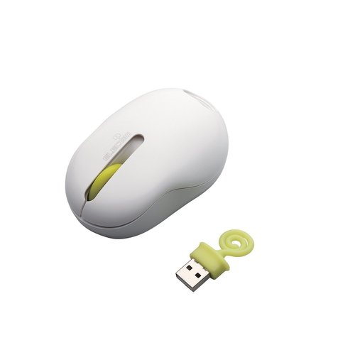  Elecom M-NE2DRG 3 Buttons Oppopet Chameleon Wireless Optical Mouse (Yellow) 