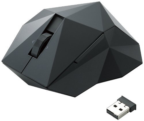 Elecom M-NE4DLBK 5 Buttons Orime Wireless Laser Mouse (Black)