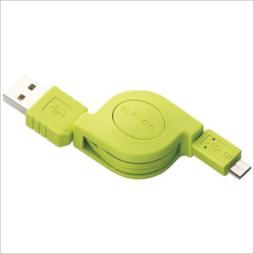 ELECOM MPA-AMBIRLC08GN microUSB Cable for Smartphone (Green) 