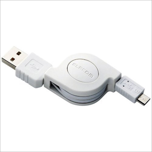 ELECOM MPA-AMBIRLC08WH microUSB Cable for Smartphone (White