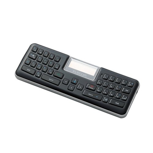 ELECOM TK-MBD041BK Bluetooth Keyboard with Remote Calling Function (Black) 