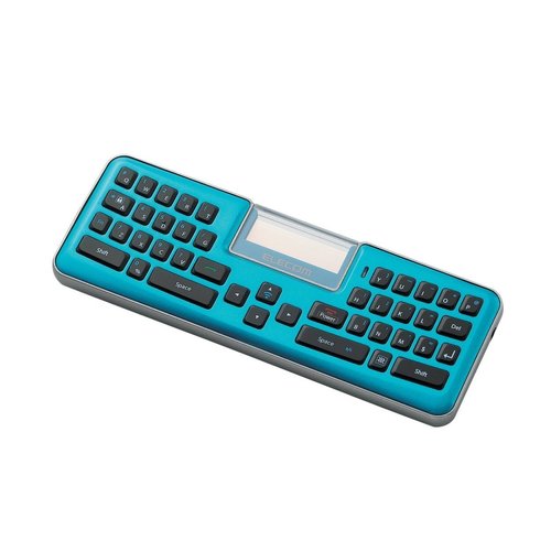 ELECOM TK-MBD041BU Bluetooth Keyboard with Remote Calling Function (Blue) 