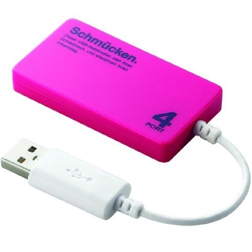 E leco m U2H-SL4BPN Slim USB HUB 2.0 with 4 Port Bus Power (Pin k )