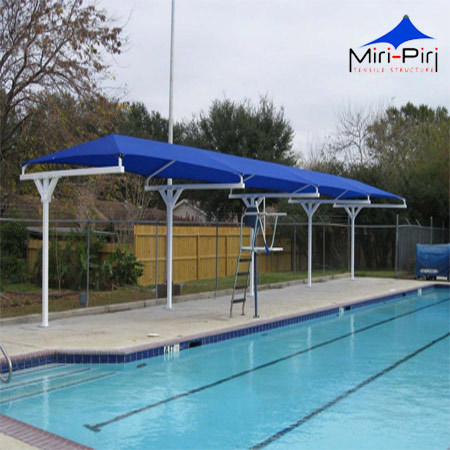 Blue And White Frp Swimming Pool Structures