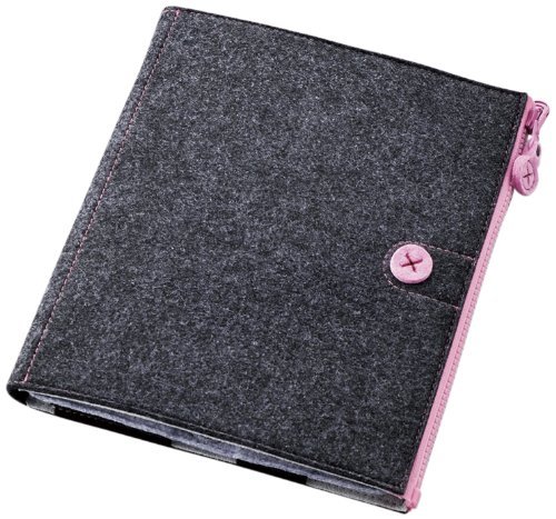  Elecom TB-A11MCFBK Felt Case for iPad2 (Black) 