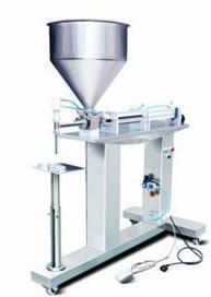 Semi Automatic Humus Paste Filling Machine Capacity: 100-1000ml Kg/hr