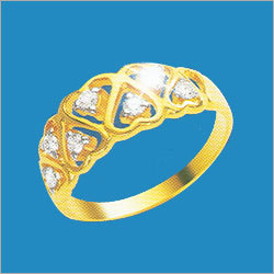 Gold Diamond Bangles