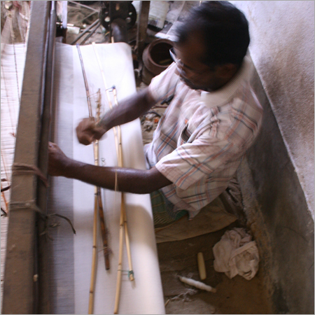 Weaving By Pit Loom