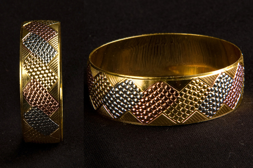 Diamond Cut Bangle