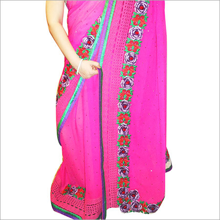 Designer Pink Sarees
