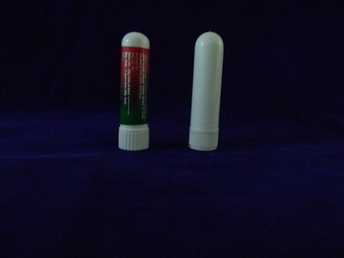 Inhaler with sleeve label