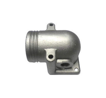 Induction Manifold Elbow - Aluminum Alloy, Flange Connection, Anodized Finish | Durable Design, Corrosion Resistant, Optimal Flow, Easy Installation