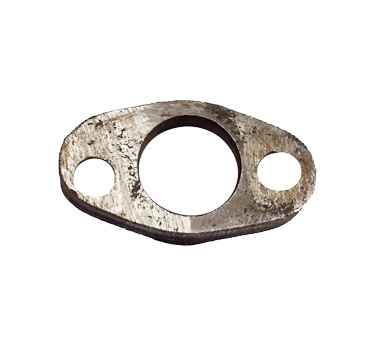 Oil Pump Flange - Steel, 40x60mm, 5mm Thickness, Silver | Secure Mounting, Oil Seal, Precise Fit, Easy Install