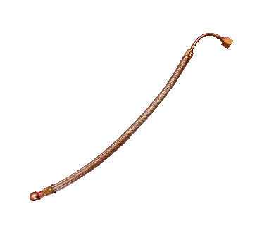 FUEL MAIN PIPE - Copper, 0.5 Inch Diameter, 12 Inches Long, Brass Fittings | Corrosion Resistant, Leakproof, High Pressure 150 PSI, Durable, Easy Installation