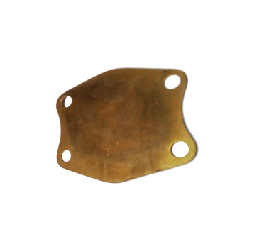 WATER PUMP PLATE - Brass, 5x4cm, 2mm Thick | Durable, Precise Fit, Leak Prevention