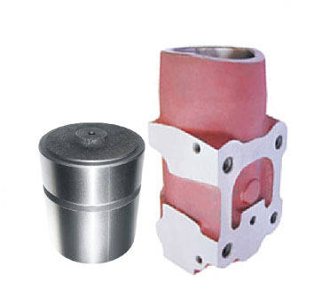 CYLINDER RAM WITH PISTON AND RING