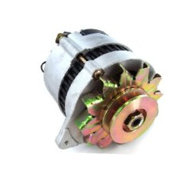 Alternator - Aluminum, 10x12x8 cm, 60A, 12V | Ball Bearing, High Output, Durable Design, Easy Installation, Reliable Performance