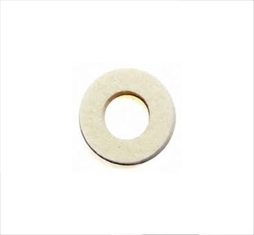 Steering Felt - Wool Felt 2-5mm Thickness, 5-25mm ID, 10-50mm OD Off-White | Shock Absorption, Friction Reduction, Durable