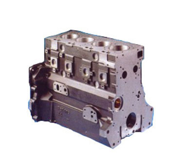 BLOCK ASSY - Cast Iron, 60x50x40 cm, Bore 100 mm, Cylinder 6, Stroke 120 mm | Durable, Precise Engineering, Machined Finish, Robust Design