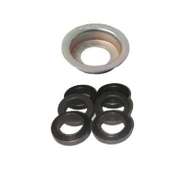 Head Washer - Metal & Rubber, 15mm ID x 25mm OD, Silver | Leak Prevention, Easy Installation, Durable, Reliable Sealing
