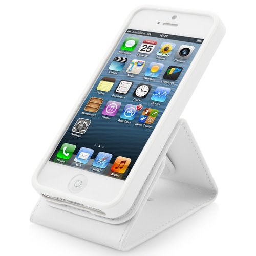 Capdase Folder Case Upper Classic FCIH5-UC22 for iPhone 5 (White) 