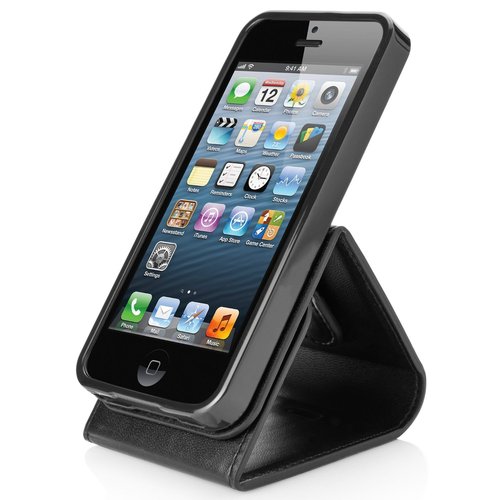 Capdase Folder Case Upper Classic FCIH5-UC11 for iPhone 5 (Black) 